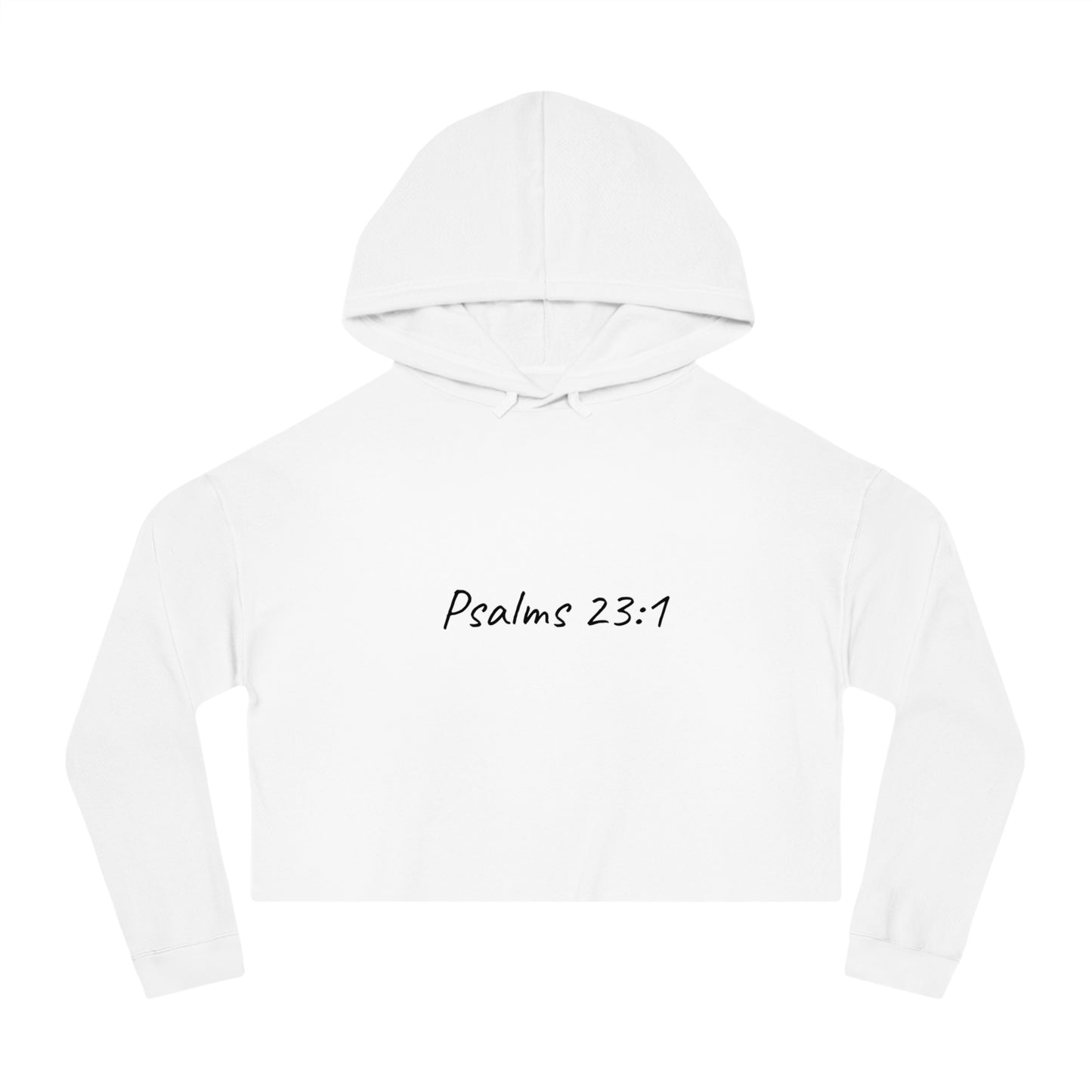 Psalms 23:1 Cropped Hoodie