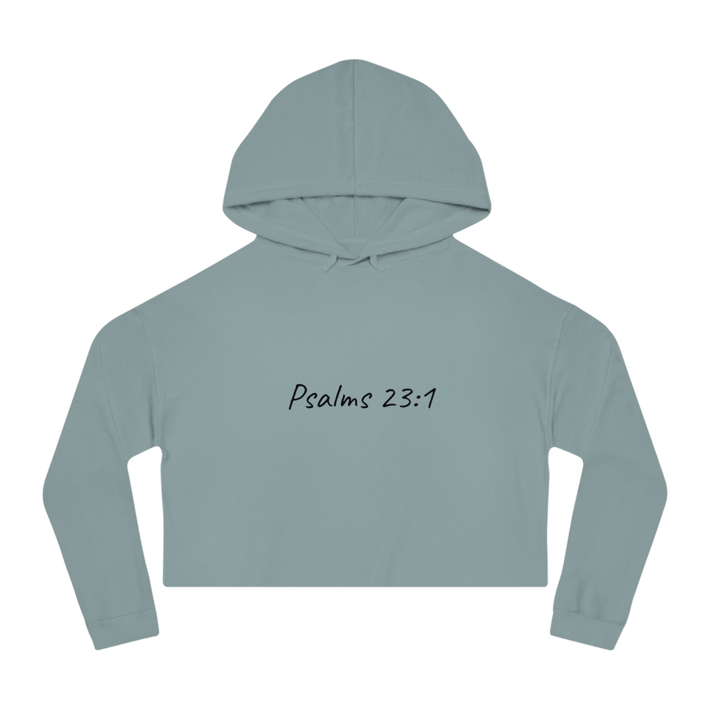 Psalms 23:1 Cropped Hoodie
