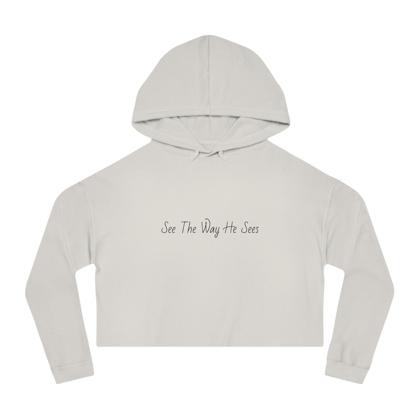 Signature Collection See The Way He Sees Cropped Hoodie