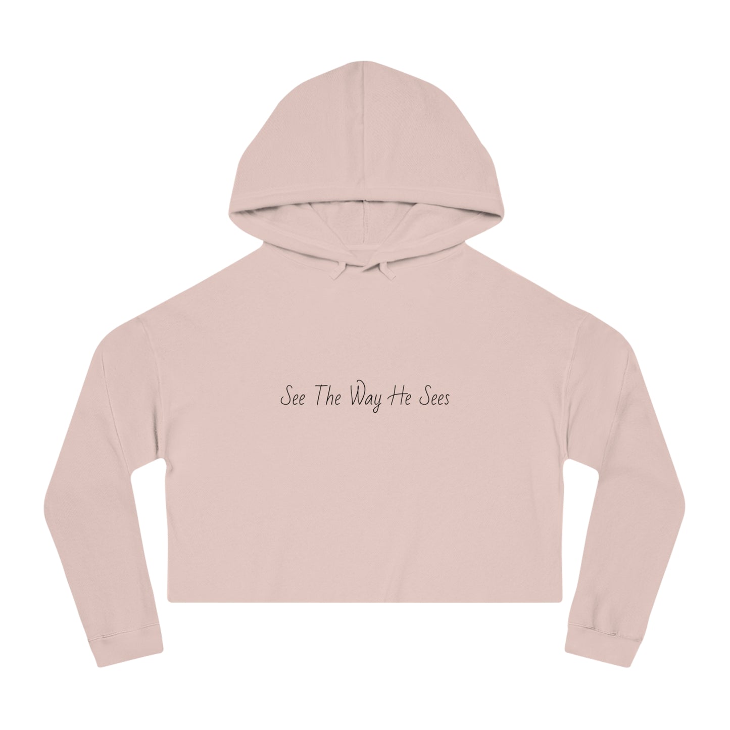 Signature Collection See The Way He Sees Cropped Hoodie