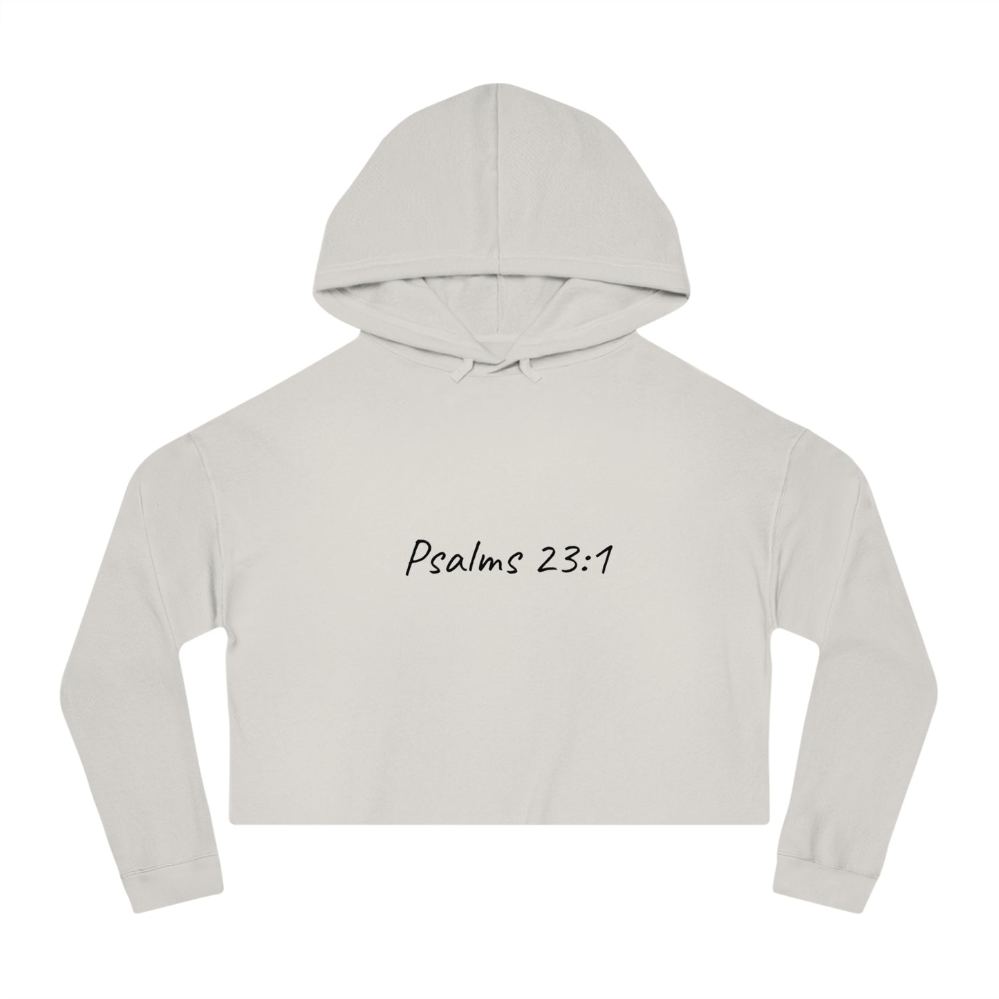 Psalms 23:1 Cropped Hoodie