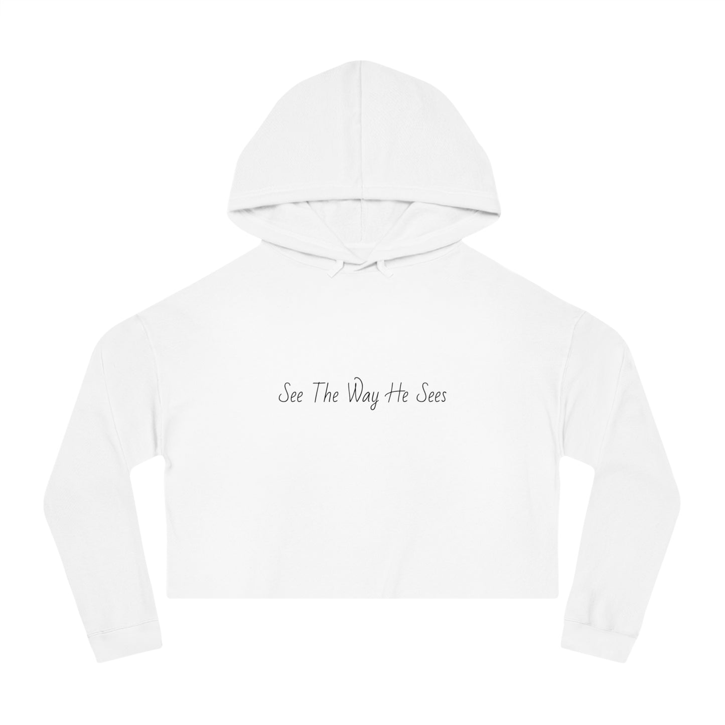 Signature Collection See The Way He Sees Cropped Hoodie