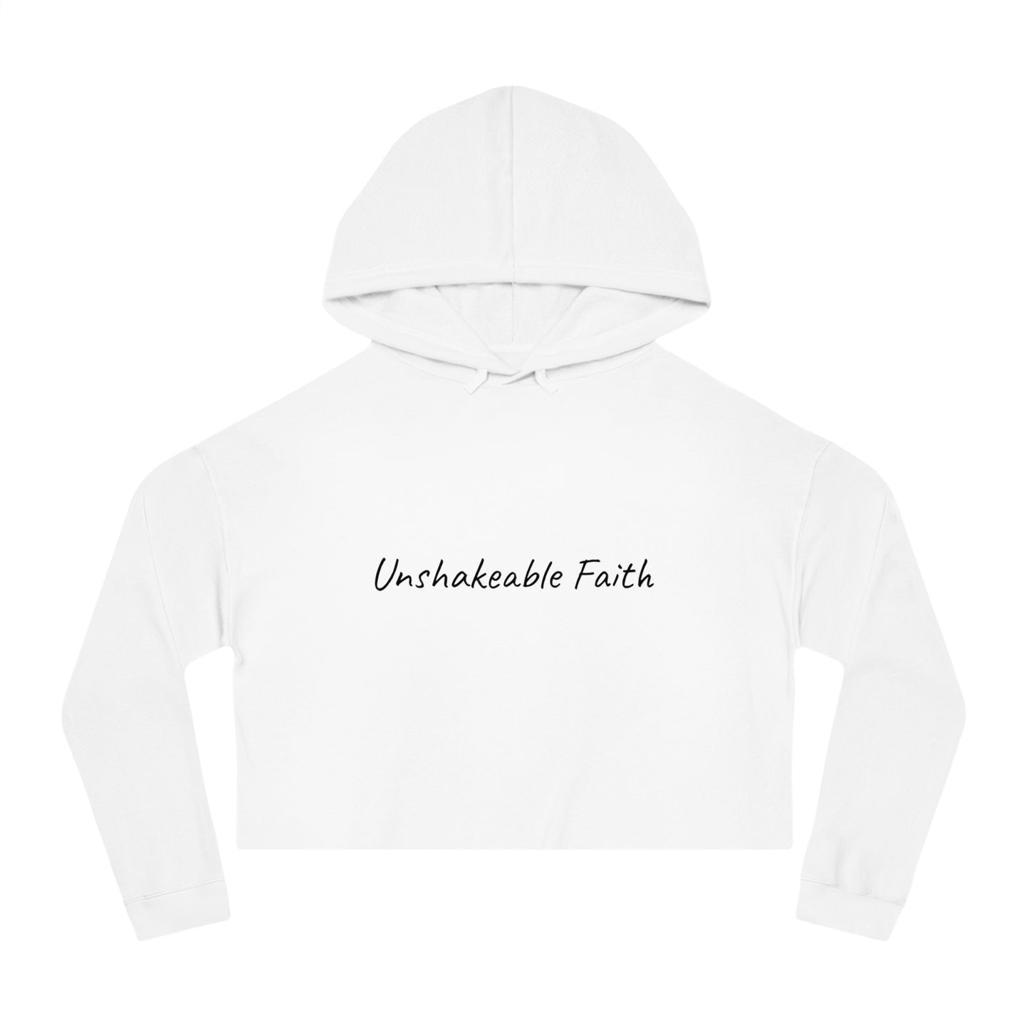 Unshakeable Faith Cropped Hoodie