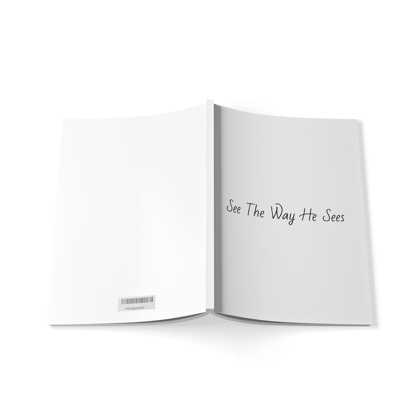Signature Collection See The Way He Sees Softcover Journal Notebook