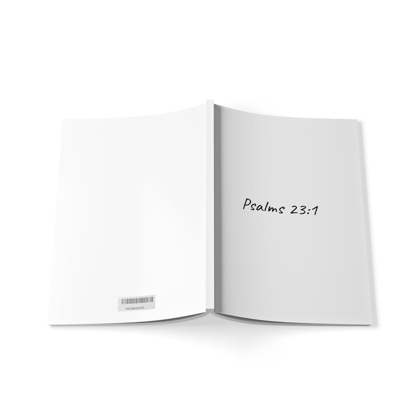Psalms 23:1 Softcover Journal Notebook