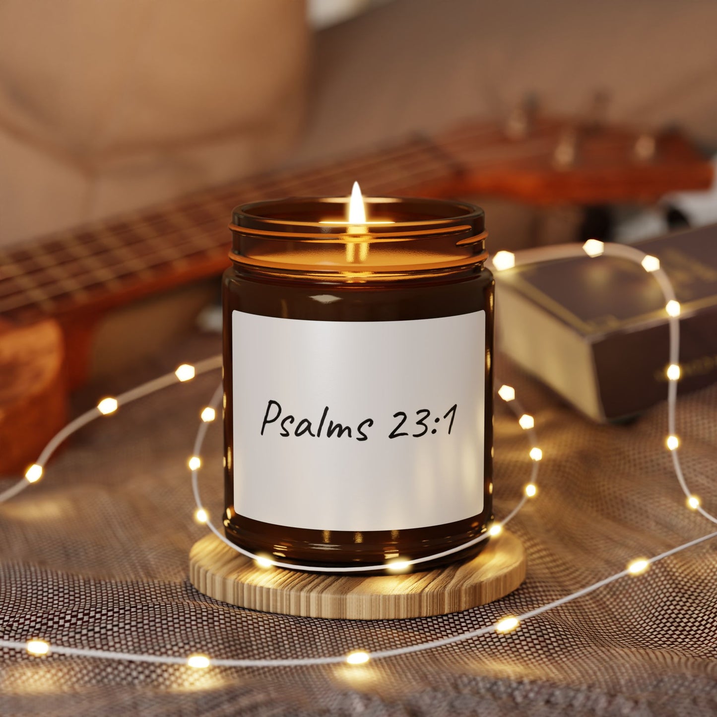 Psalms 23:1 9oz Natural Soy Candle