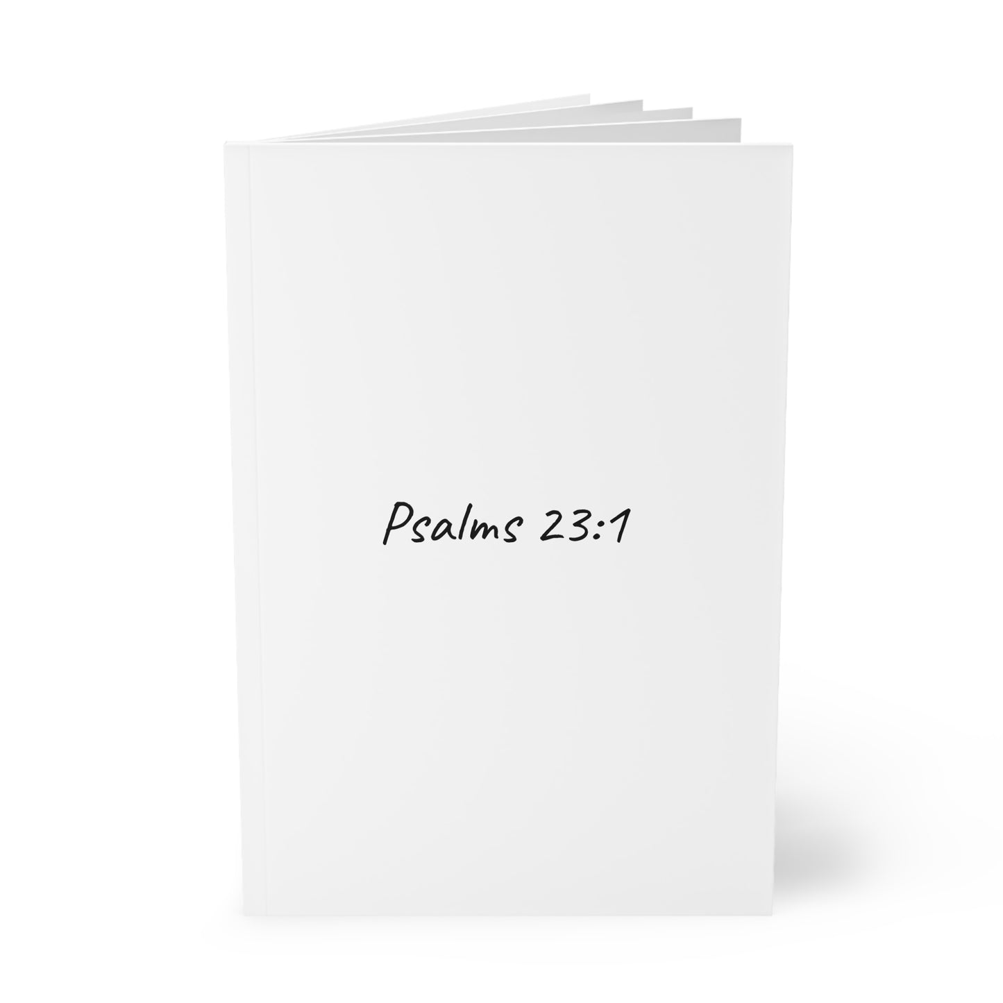 Psalms 23:1 Softcover Journal Notebook