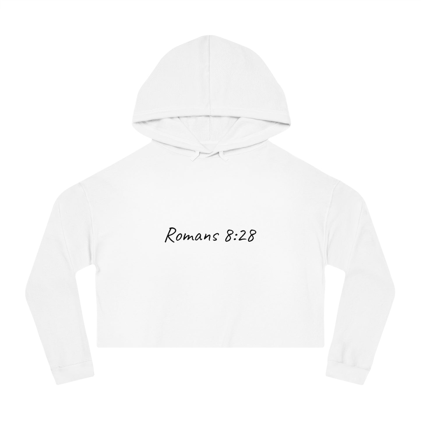 Romans 8:28 Cropped Hoodie