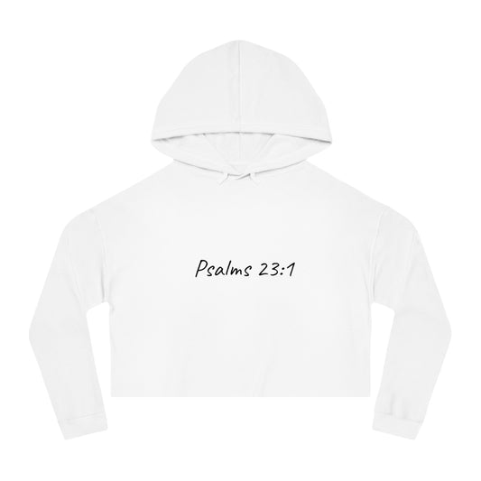 Psalms 23:1 Cropped Hoodie