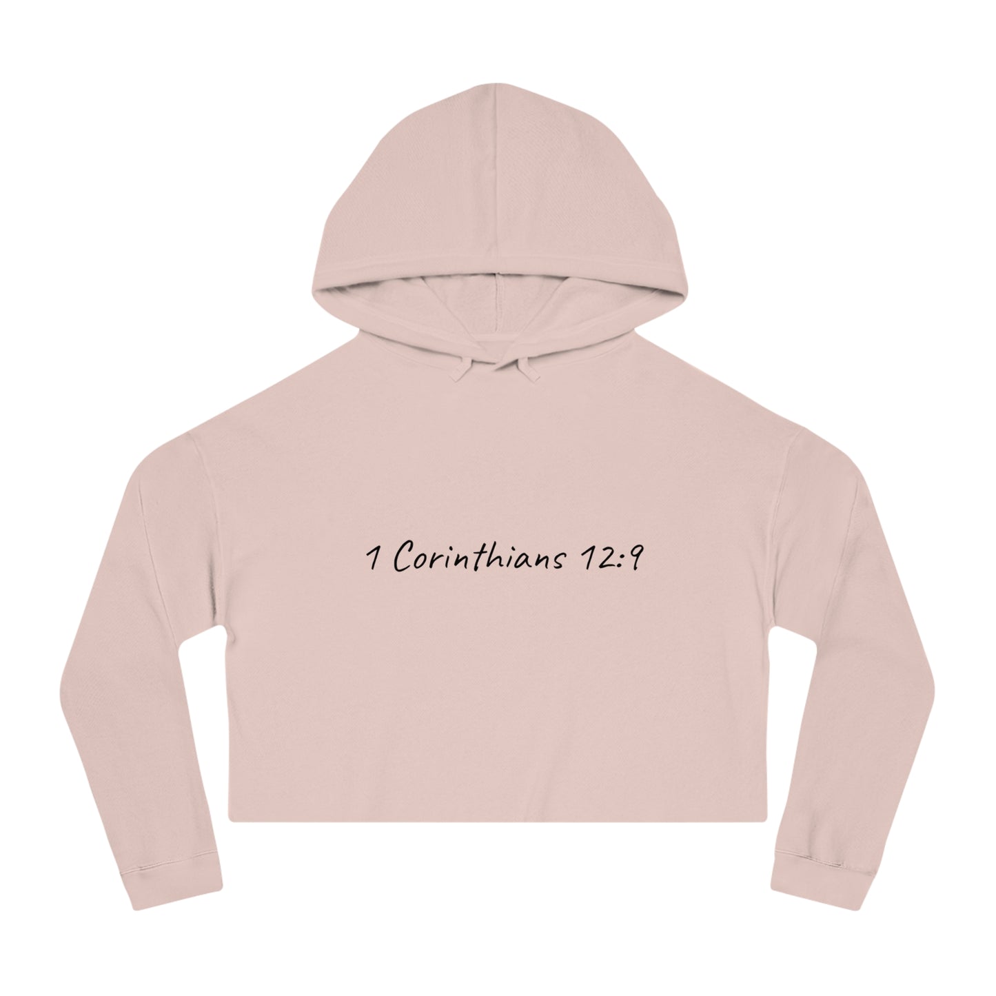 1 Corinthians 12:9 Cropped Hoodie