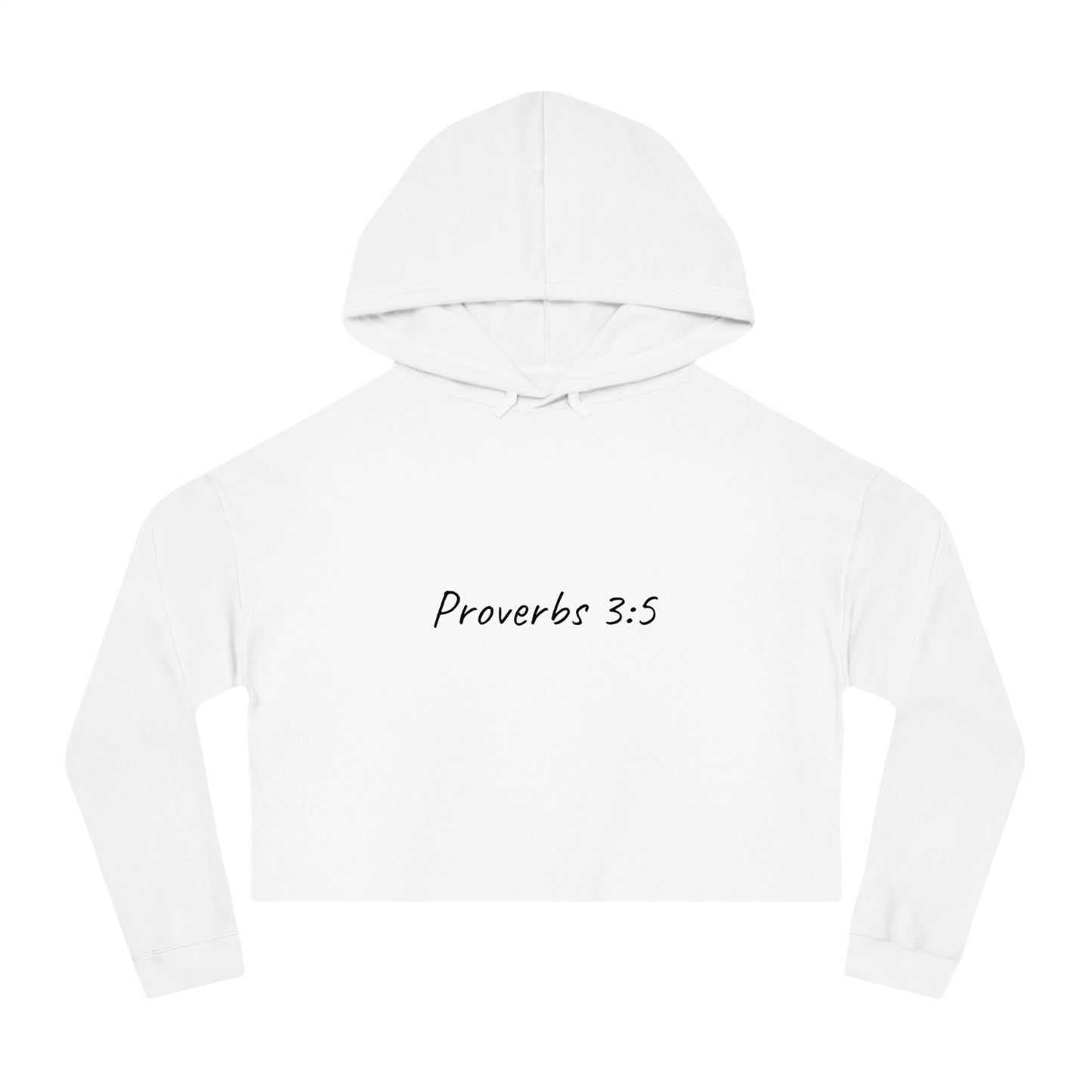 Proverbs 3:5 Cropped Hoodie