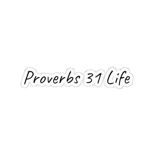 Proverbs 31 Life Inspirational Kiss-Cut Stickers
