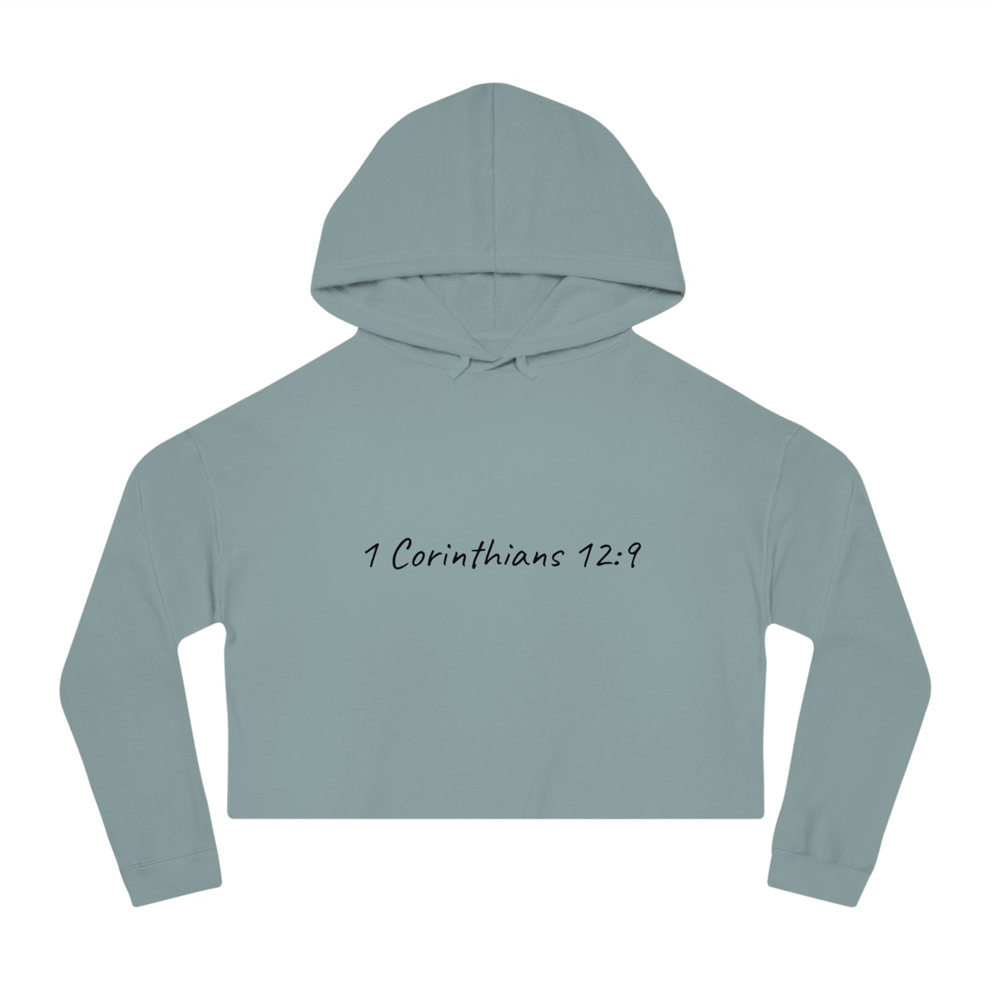 1 Corinthians 12:9 Cropped Hoodie
