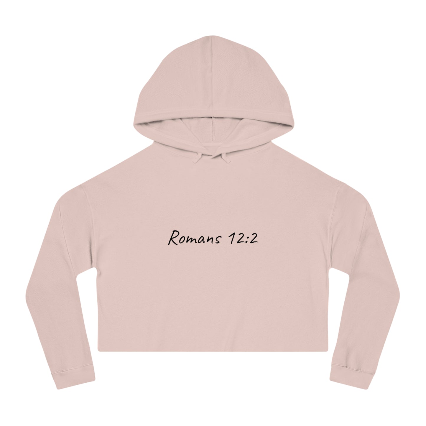 Romans 12:2 Cropped Hoodie