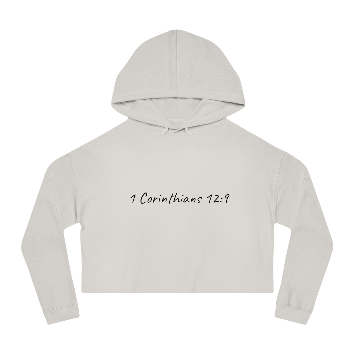 1 Corinthians 12:9 Cropped Hoodie