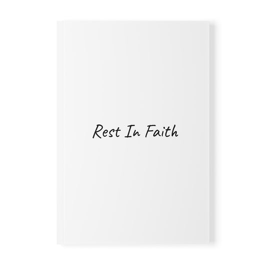 Rest In Faith Softcover Journal Notebook