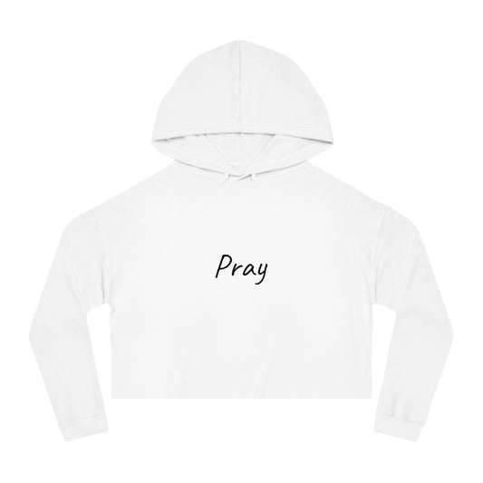 Pray Cropped Hoodie