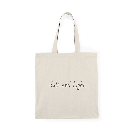 Salt and Light Natural Everyday Canvas Tote Bag